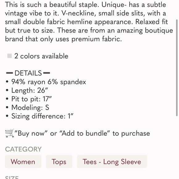 Simple V Neck LS - Romance Taupe - Picture 7 of 8